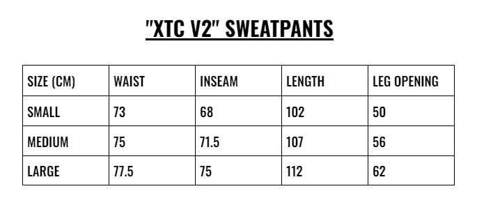 "XTC V2" SWEATPANTS